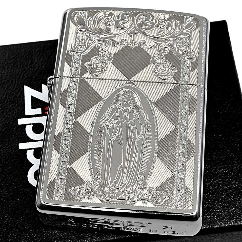 純銀 SILVER ZIPPO グアダルーペの聖母 busaracenter.org