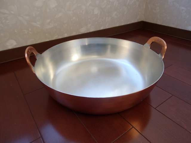 最新のデザイン 銅製 新品 特価 即落札 天ぷら鍋 新品 業務用 日本製