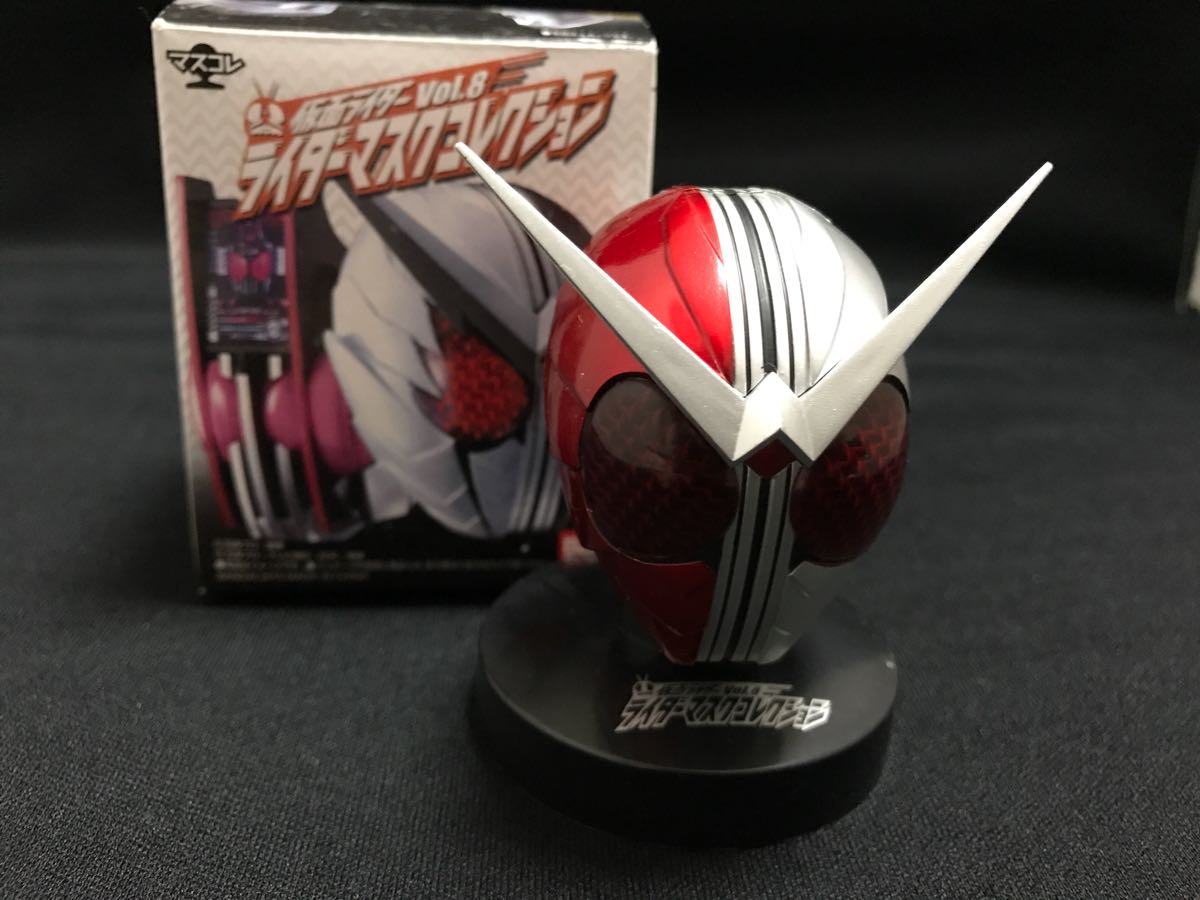  rider mask collection Vol.8 Kamen Rider double W heat metal general pedestal 