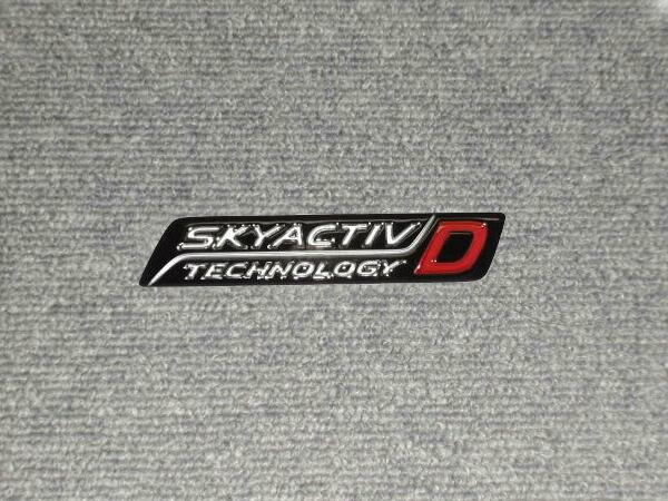 ●CX-8(3DA)旧モデル用/SKYACTIV-Dエンブレム(グロスブラック)_出品商品