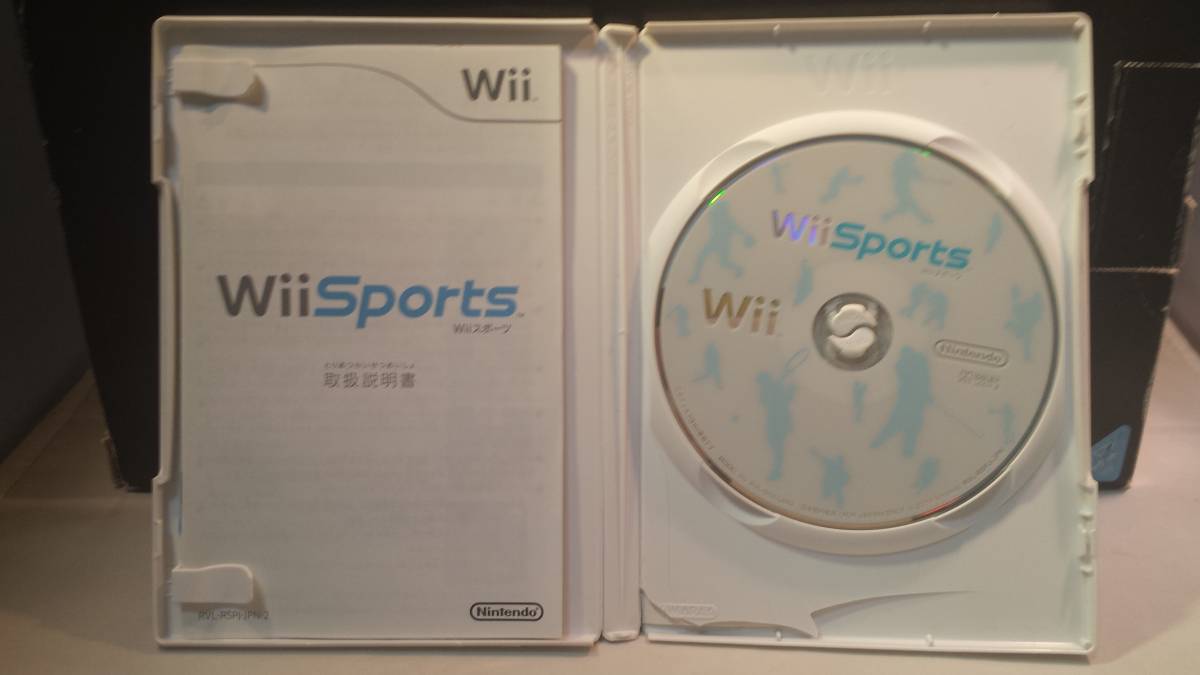 *Wii корпус черный Wii Sports спорт комплект корпус VERSION -4.3J