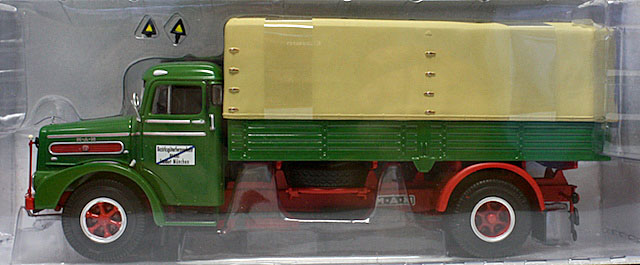 1/43 Minichamps ミニチャンプス [439 070020] Man F8 1953 Canvas Truck-Green/Red「1 of 3.000 pcs」の画像3