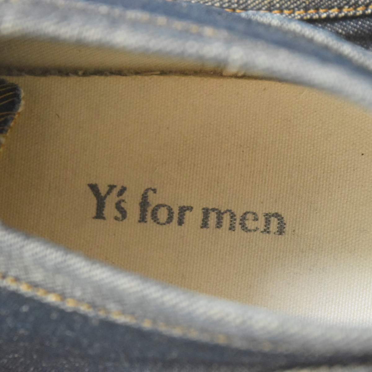 Y's for men デニム ローカット スニーカー 3 ワイズフォーメン ヨウジヤマモト_画像6