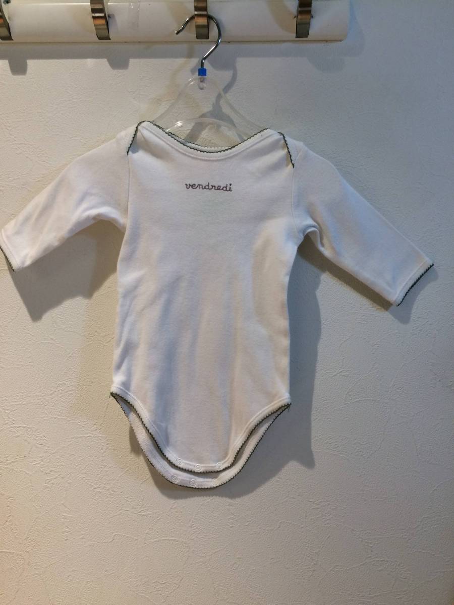 * Bonpoint Bonpoint *12 months (80. rank )* stitch rompers / baby underwear *m11