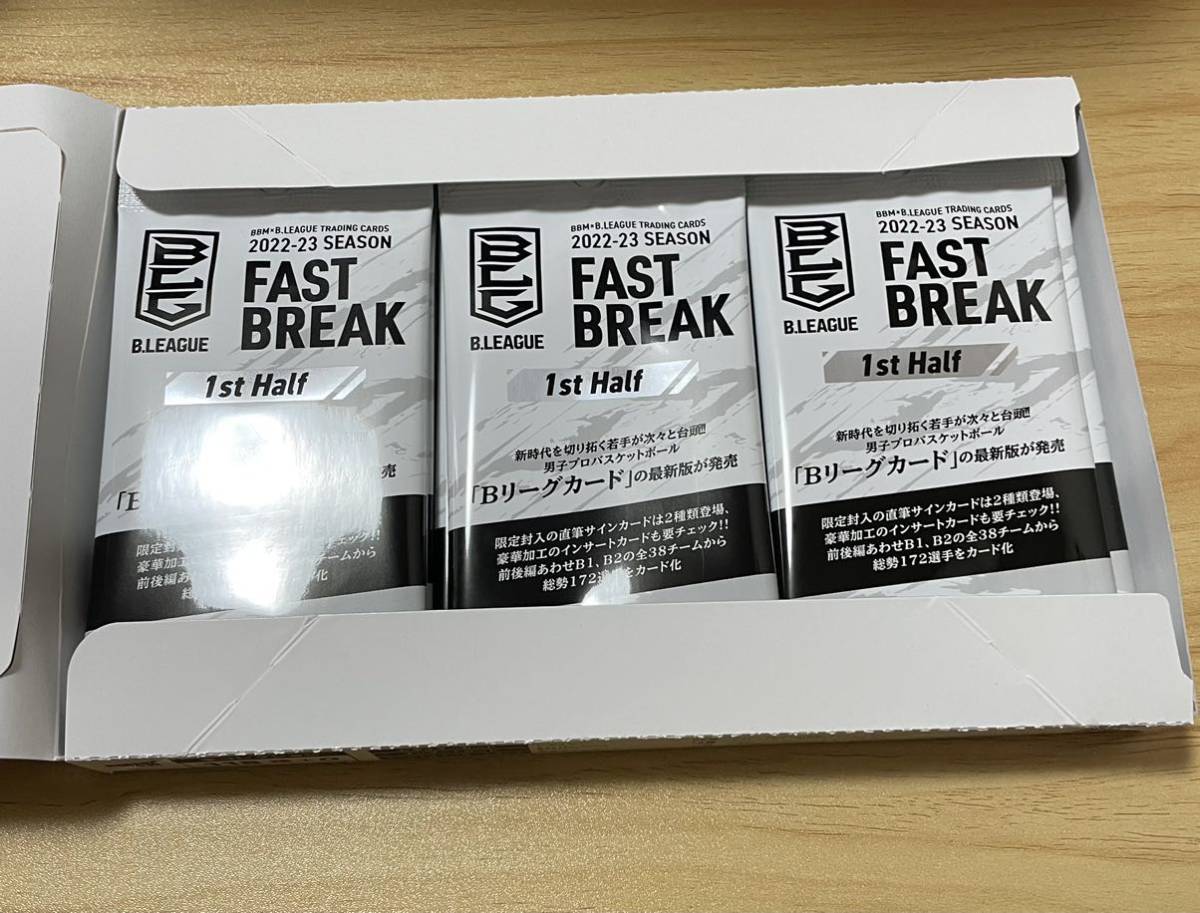2021年新作 BBM 2023 Bリーグ FAST BREAK 2nd Half 未開封BOX