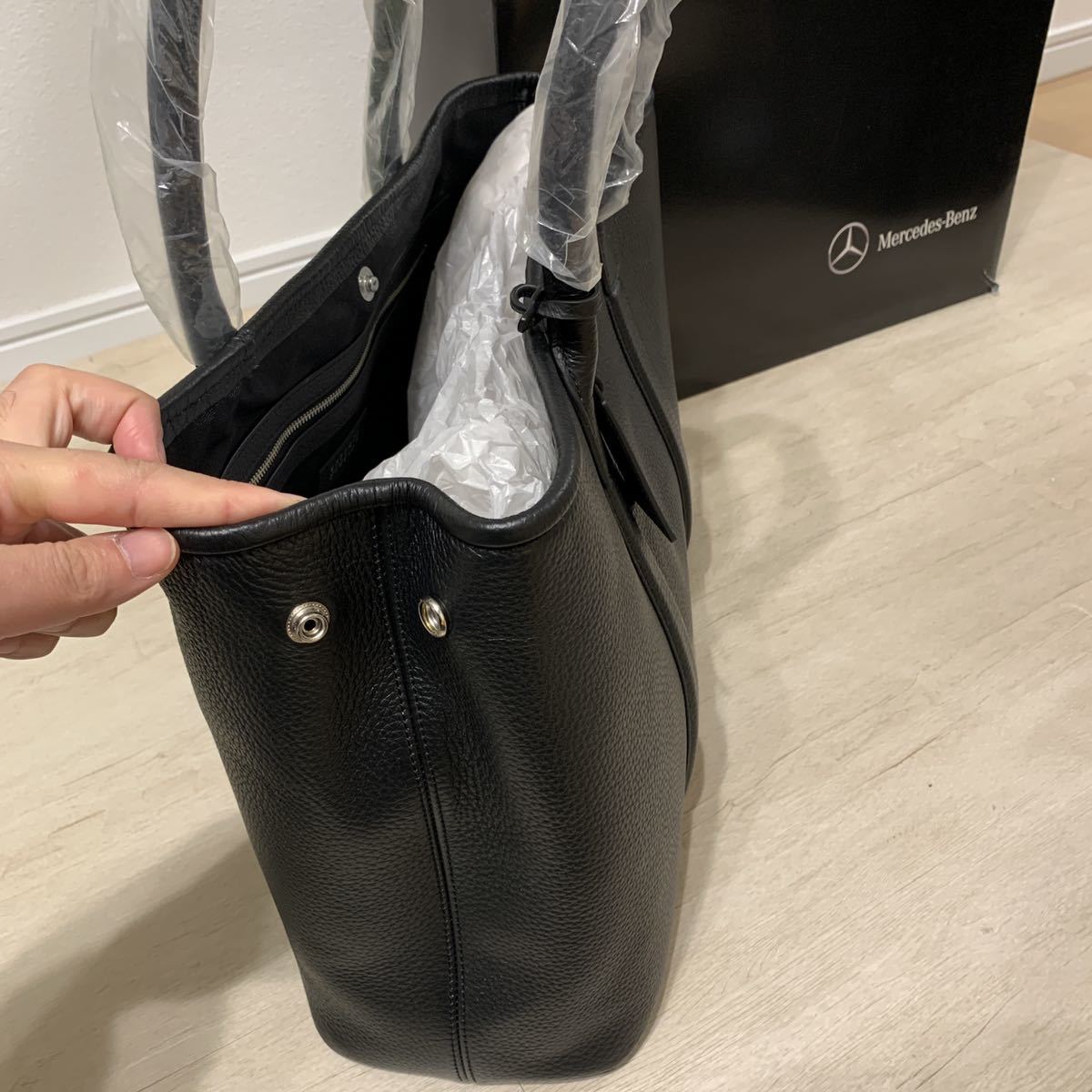 メルセデスベンツ バーニーズニューヨーク コラボ トートバッグ 本革レザーBARNEYS NEWYORK