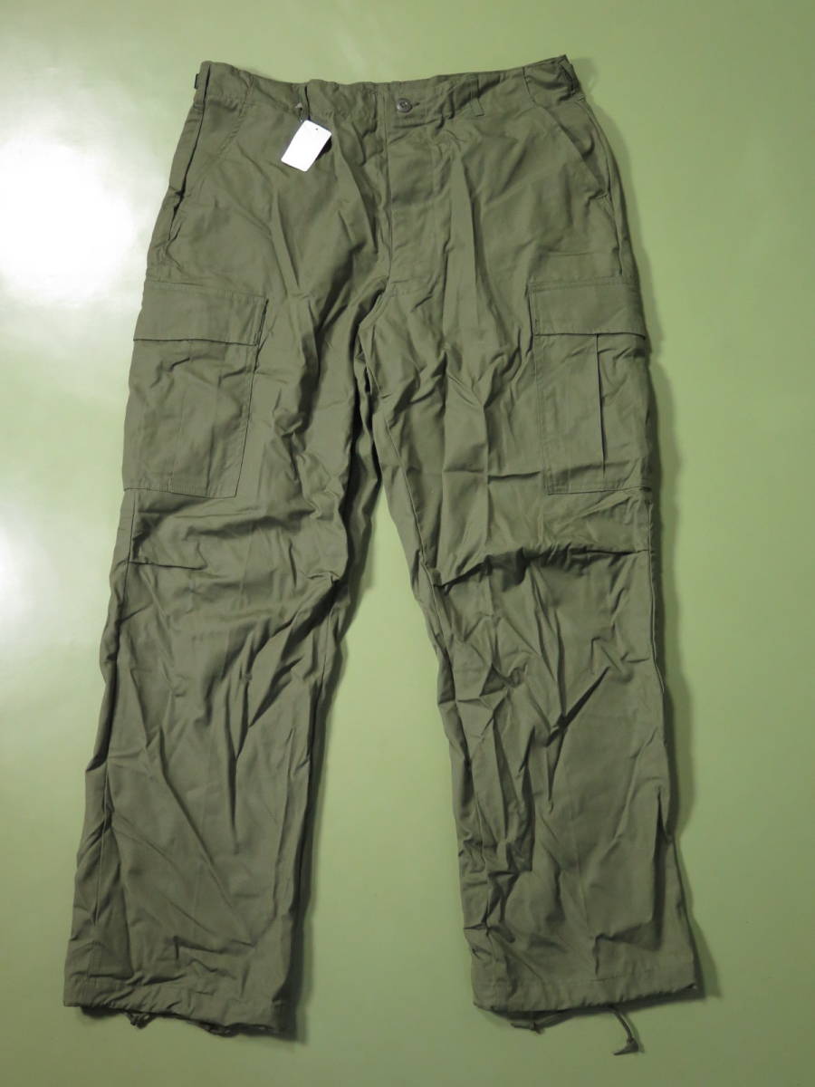 【U.S.ARMY】ジャングルファティーグ グリーンリーフカーゴパンツ/米軍実物 L-R 68年製 TROUSERS MANS CAMOUFLAGE POPLIN CLASS2ビンテージ | ovale.eu