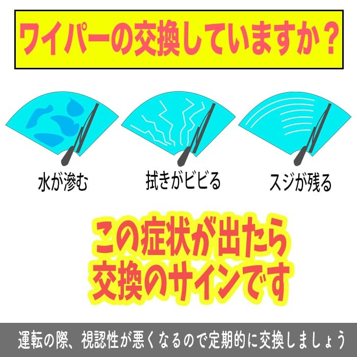 ホンダ インテグラSJ EK3 フラット エアロ ワイパーブレード U字フック 500mm 450mm 2本 グラファイト加工_画像5