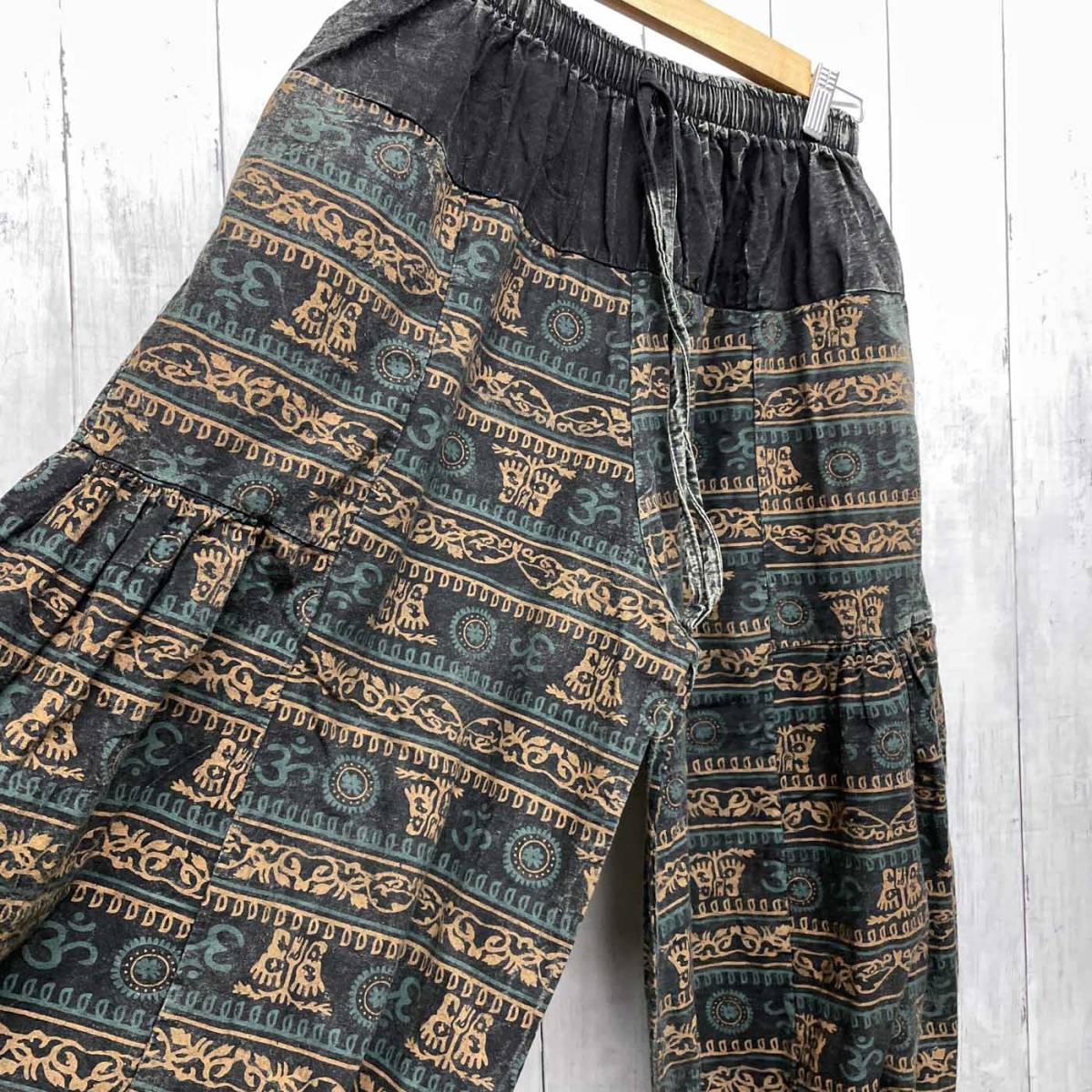  шаровары Aladdin брюки Thai брюки мужской женский свободный размер хлопок 100% b-564