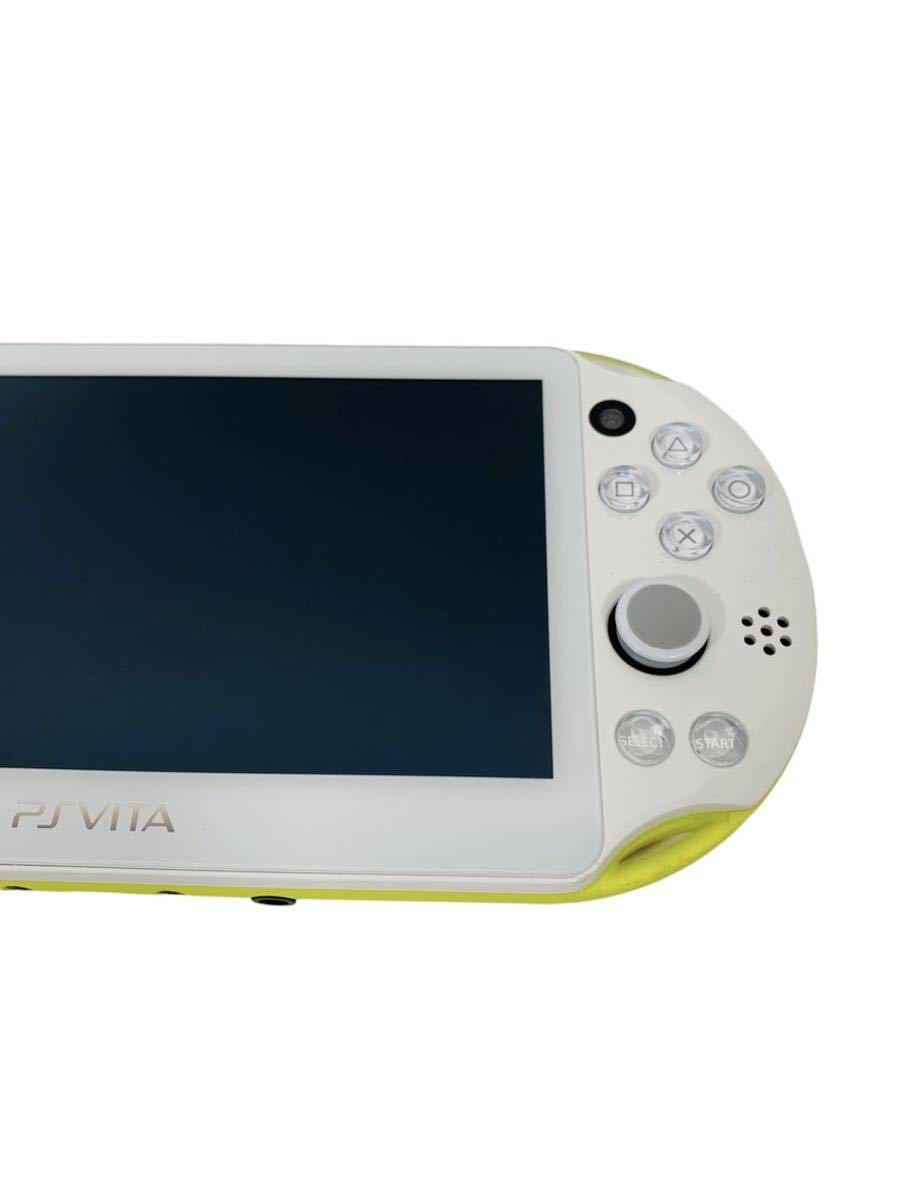 1円～ 動作確認済 SONY PS Vita PCH-2000 ZA13 Wi-Fiモデル ライムグリーン ホワイト 本体 Play station  VITA FW3.74