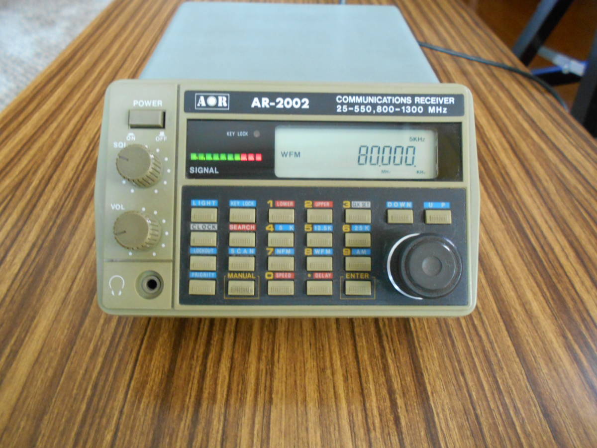 Yahoo!オークション - AOR AR-2002 広帯域オールモード通信型受信機 Yahoo!オークション - AOR AR-2002 広帯域オールモード通信型受信機