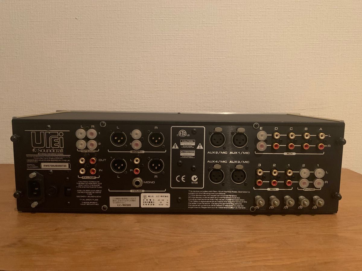 UREI 1620 LE ロータリーDJミキサー Soundcraft DJミキサー UREI 1620 LE ロータリーDJミキサー Soundcraft DJミキサー
