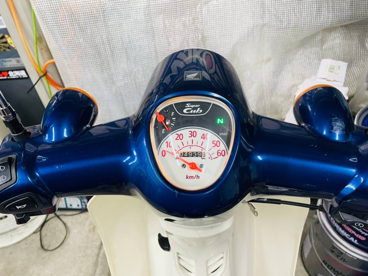 【低走行】2018年式 スーパーカブ50 AA09 PGM-Fi LEDヘッドライト 配送OK!_画像10