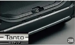  Tanto / Tanto Custom /LA650S/LA660S latter term : original rear bumper step guard ( stainless steel )