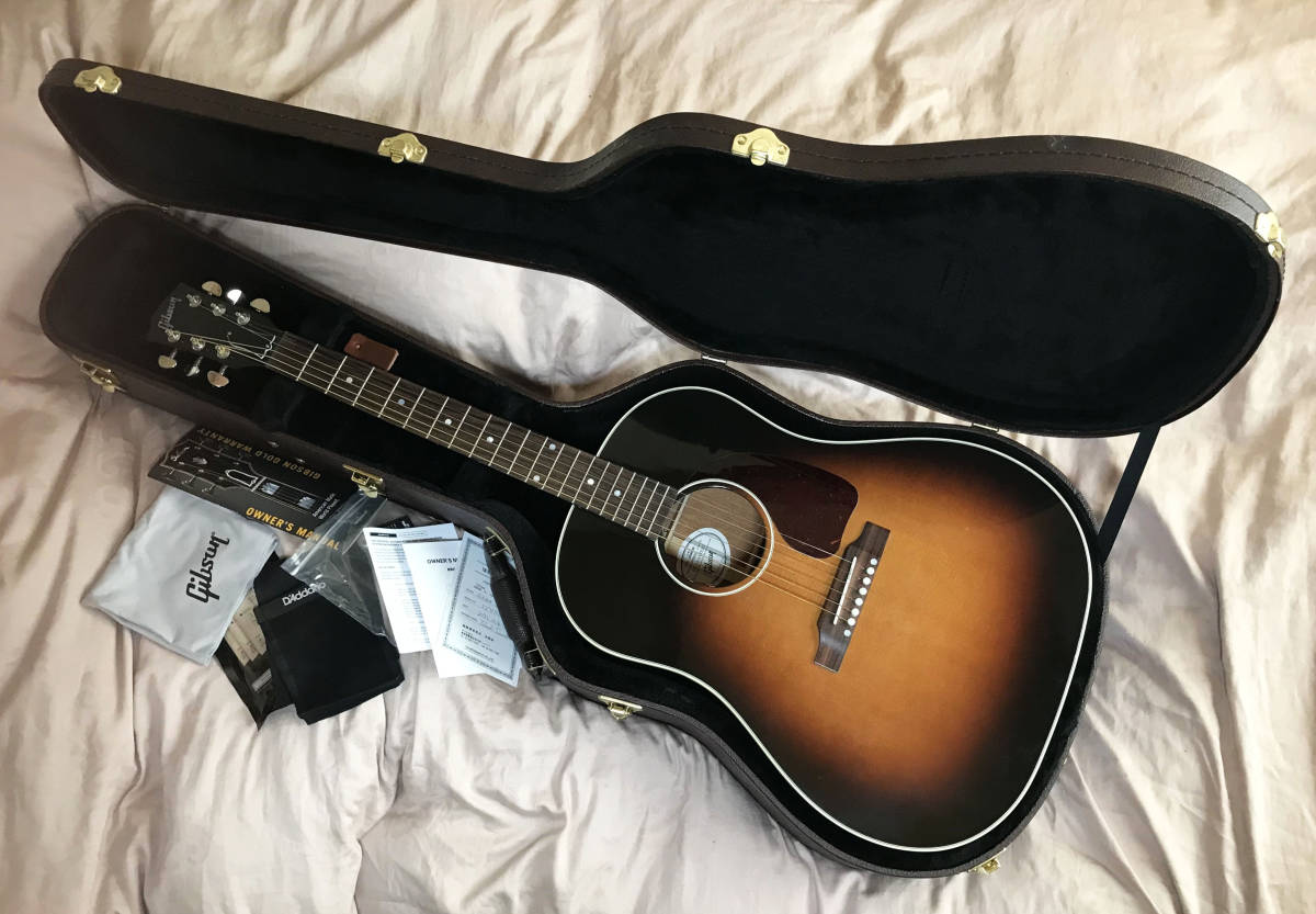Gibson J-45 Std サンバースト エレアコ 2021年製 ハードケース・備品