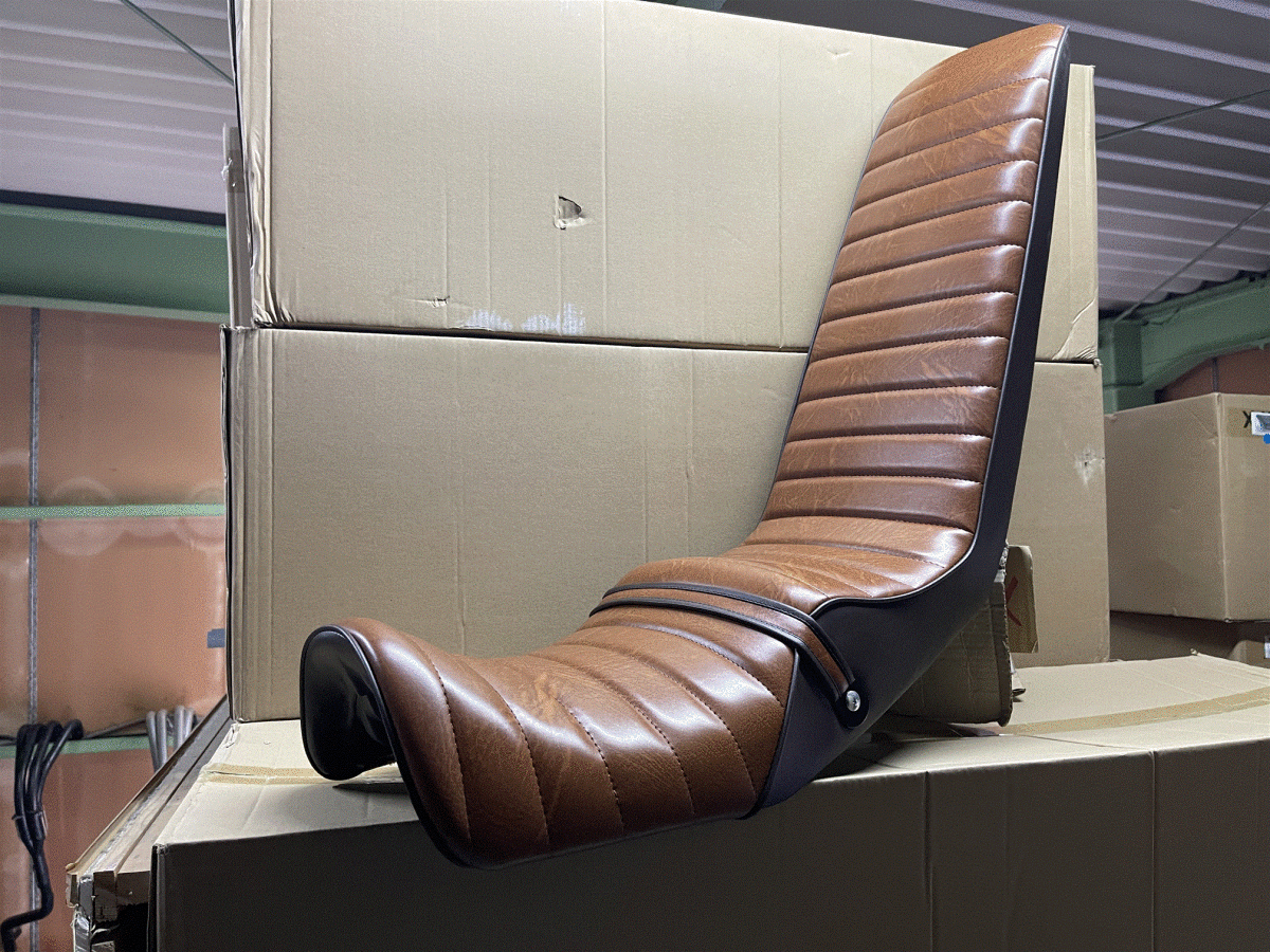 ZRX400Ⅱ 茶ツートン 60cm 三段シート/ブラウン 補強入