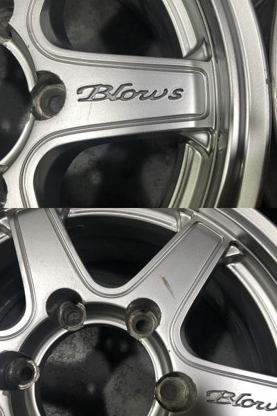 (4J003)15×6.5J Blows オフセット28 6穴 PCD139.7 ハブ約109ｍｍの画像7