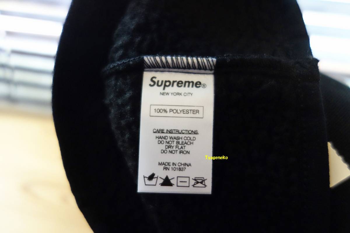 新品/ステッカー付き】Supreme 15AW Fleece Neck Gaiter ネックウォーマー 黒 Black 国内正規品 男女兼用 ★値下げOK★Supreme 15AWGaiter Camo ネックウォーマー