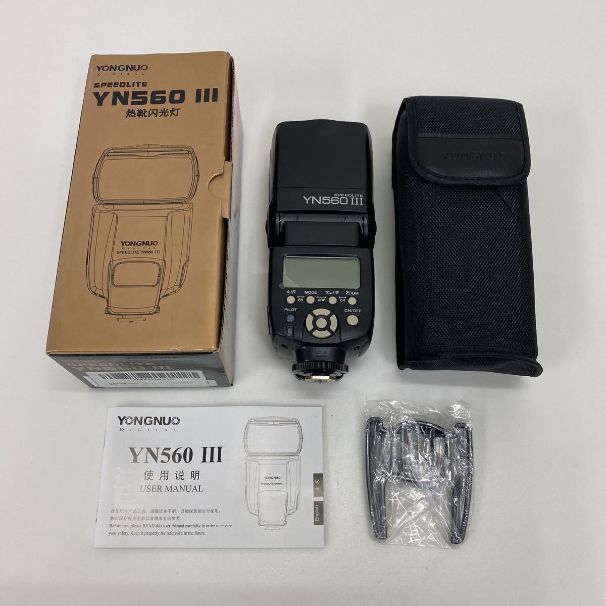 最大60%オフ! YONGNUO スピードライト YN560 III ストロボ USED美品