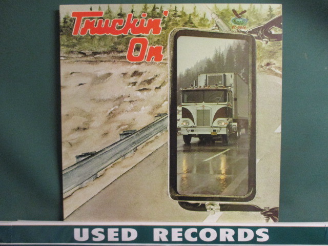 VA ： Truckin' On LP (( Country カントリー C&W / Gusto トラック野郎 シリーズ / Del Reeves / George Jones 他_画像1