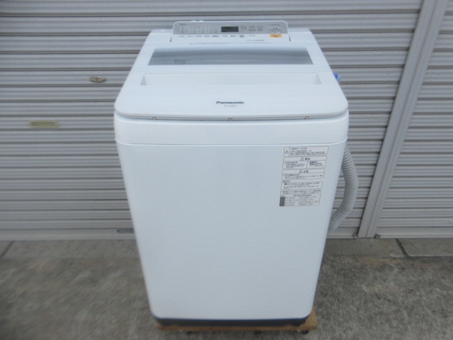 W1455 Panasonic パナソニック 全自動電気洗濯機 NA-FA80H6 洗濯容量8.0kg 美品