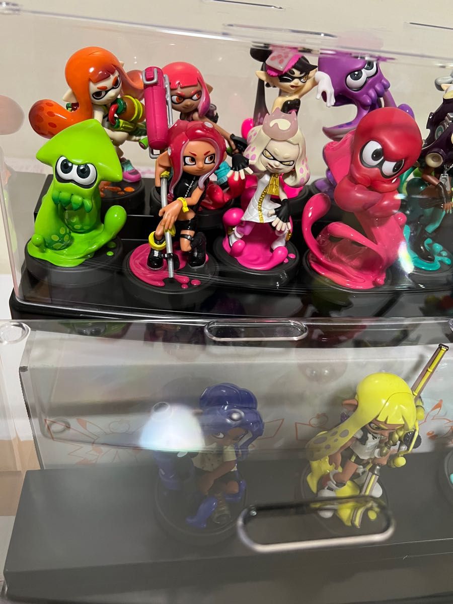 スプラトゥーンamiibo １６体セット 作動確認済 未使用に近い ケース１ 