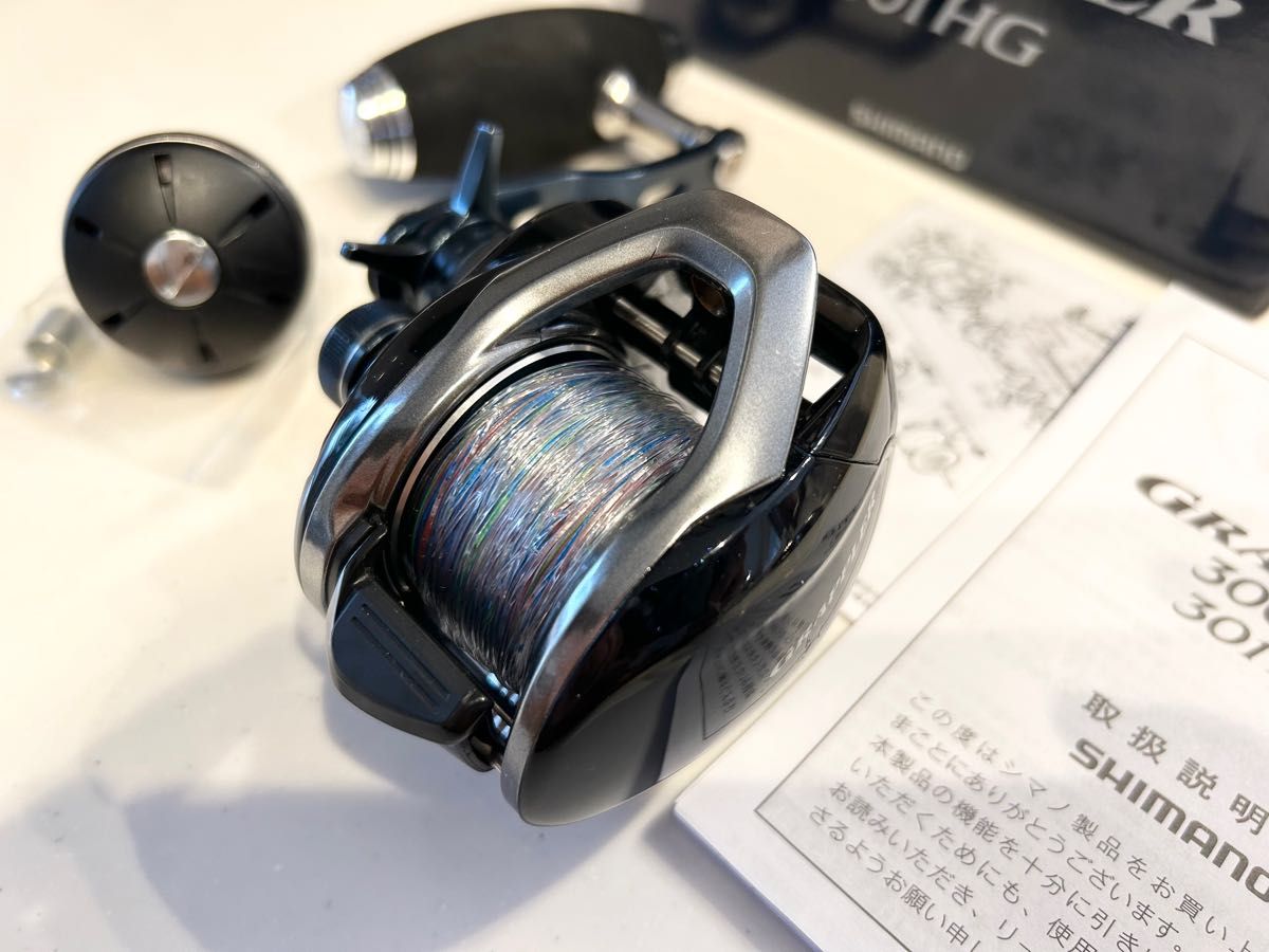 美品 シマノ グラップラー301HG 左ハンドル パワーハンドル 美品 シマノ グラップラー301HG 左ハンドル パワーハンドル