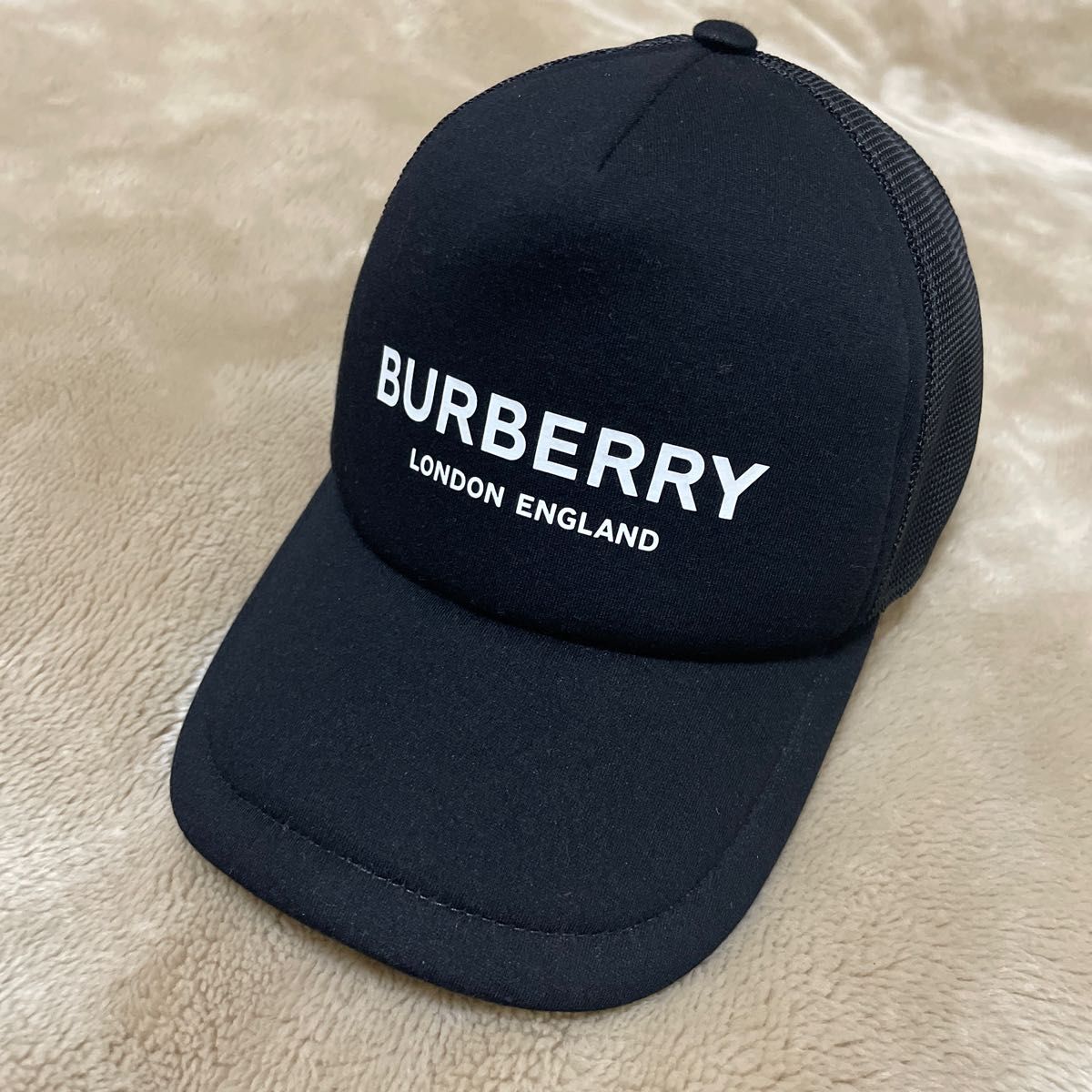 BURBERRY ベースボールキャップ 人気 ブラック 未使用品 メンズ