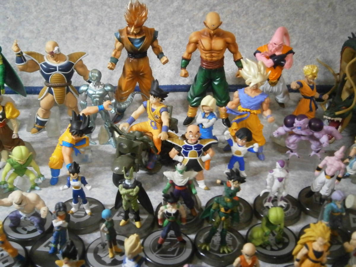 1円スタート ドラゴンボール ミニフィギュア まとめて 大量 ガチャガチャ HG フルカラー 70サイズ