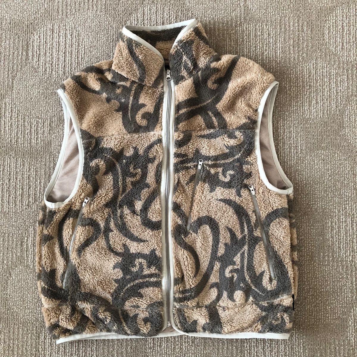最終値下げ★F-LAGSTUF-F フラグスタフ ベストORIGINAL TRIBAL CAMO FLEECE VEST