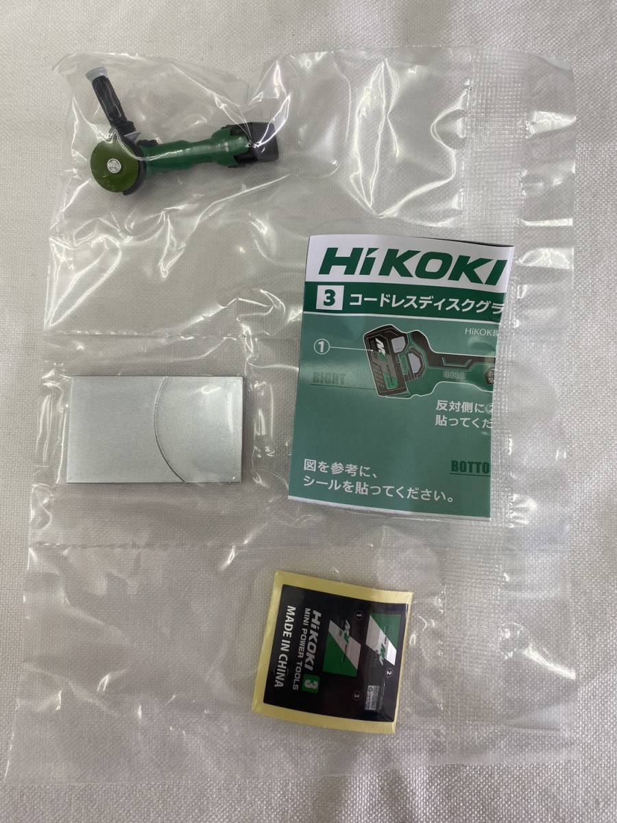 【即決・送料無料】HIKOKI MINI POWER TOOLS ミニパワーツールズ ③コードレスディスクグラインダ G3610DA+鋼板_画像1