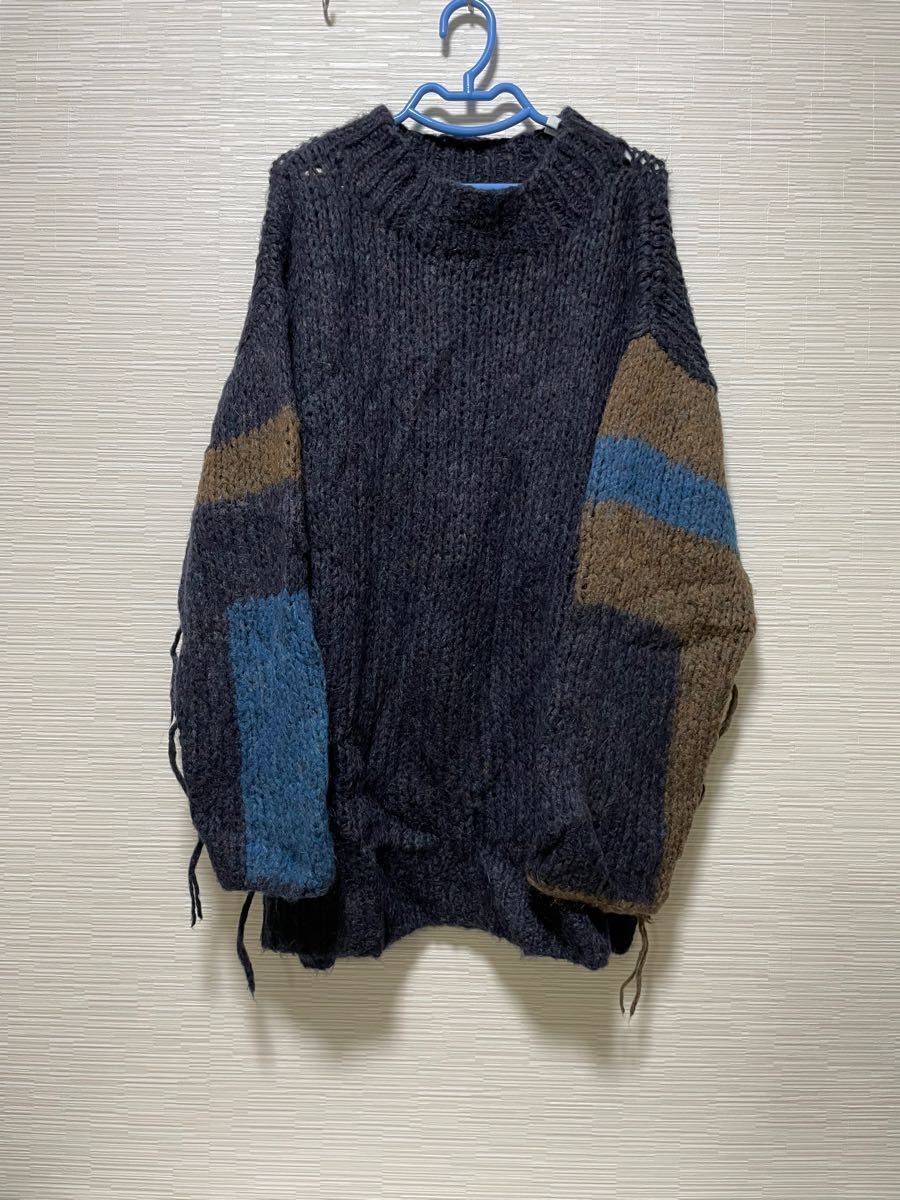 UNUSED US1321 Hand-Kniting Sweater ハンドニット サイズ3