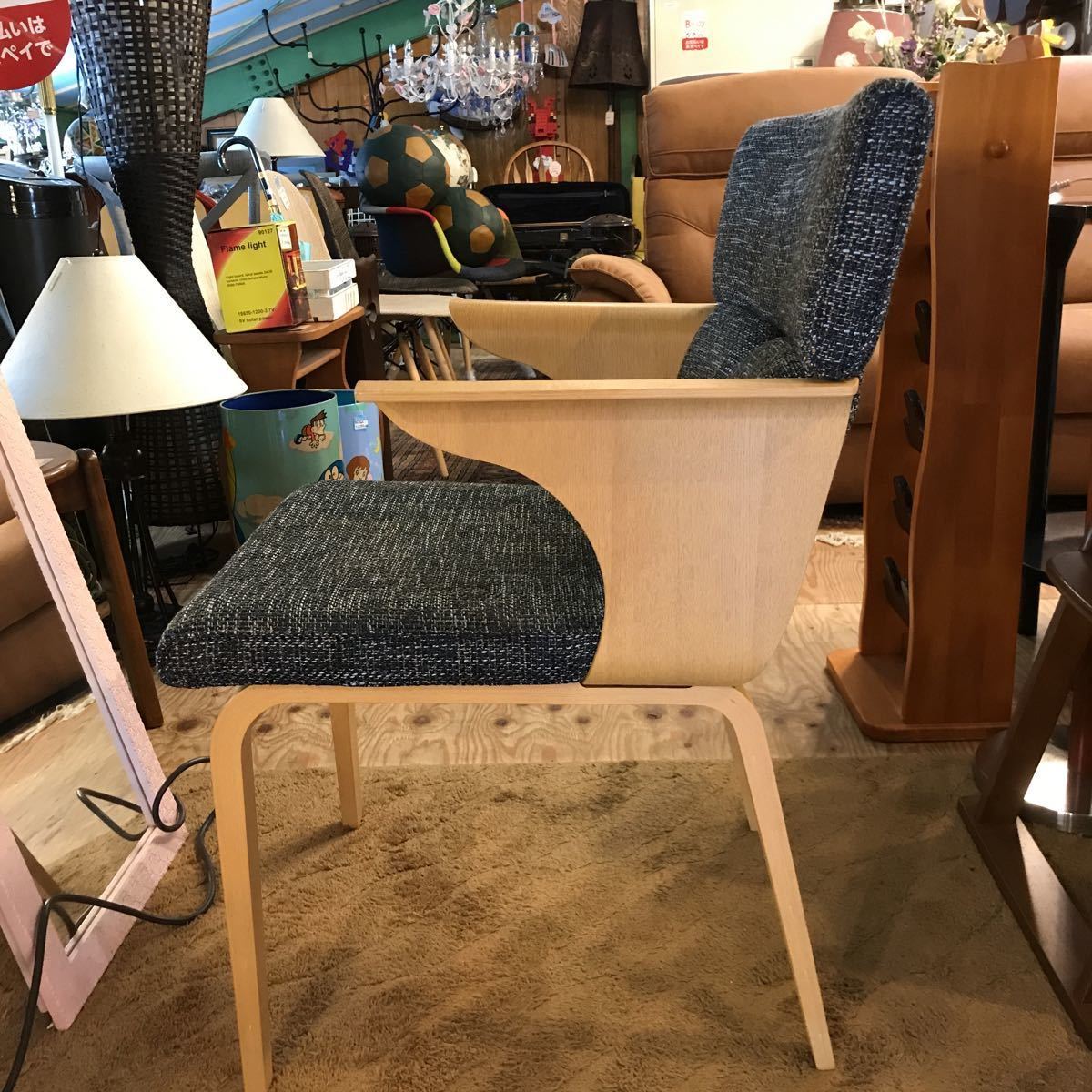 富士ファニチア Fuji Furniture ダイニングチェア アームチェア D396VA