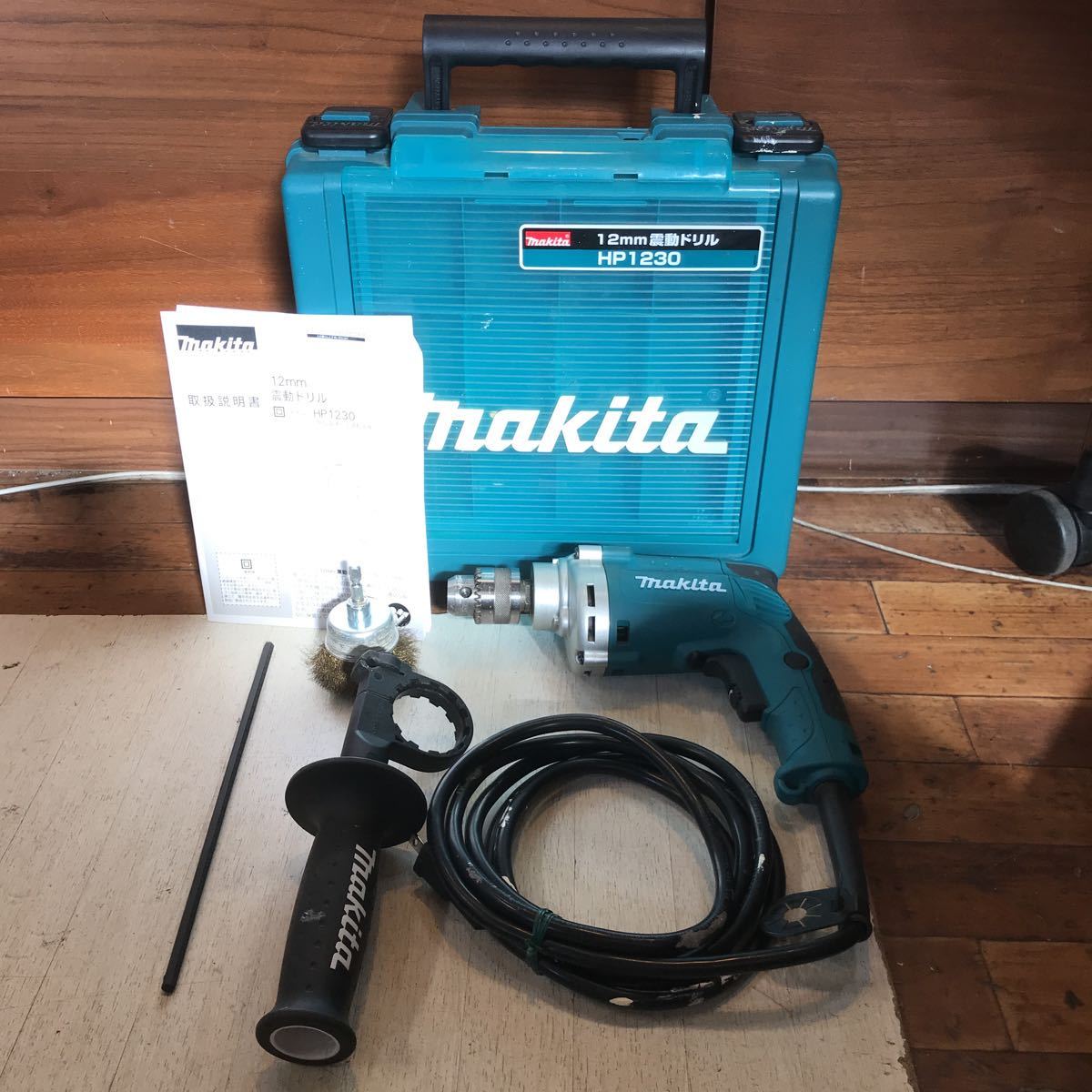 makita マキタ 12mm 振動ドリル HP1230_画像1