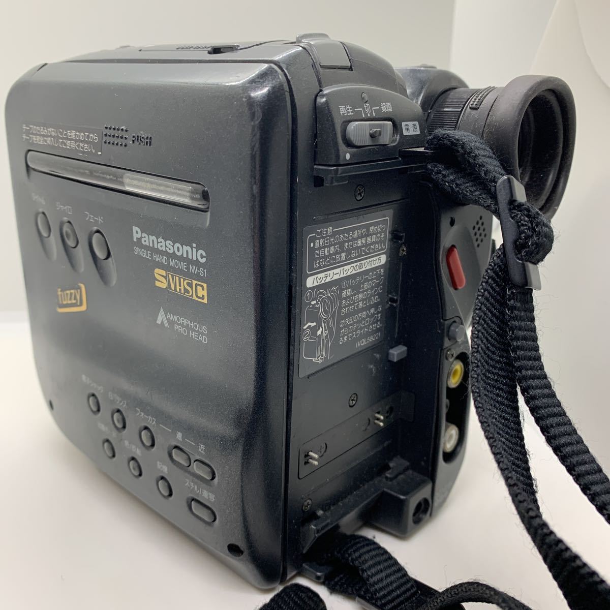 【M7】Panasonic パナソニック NV-S1 ビデオカメラ 1990年_画像6