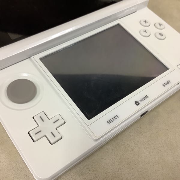 1円〜 動作確認済 初期化済 箱無 ニンテンドー3DS 本体 アイスホワイト