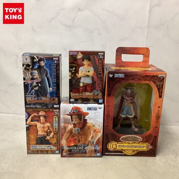 1円〜 未開封含 ONE PIECE グランドラインジャーニー エース、FILM RED DXF THE GRANDLINE MEN vol.6 モンキー・D・ルフィ他_画像1