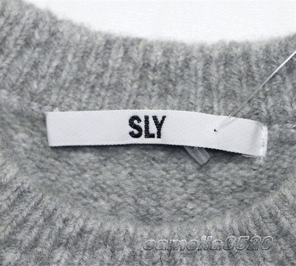 SLY スライ ワンピース グレー ウール サイズ M 未使用 展示品