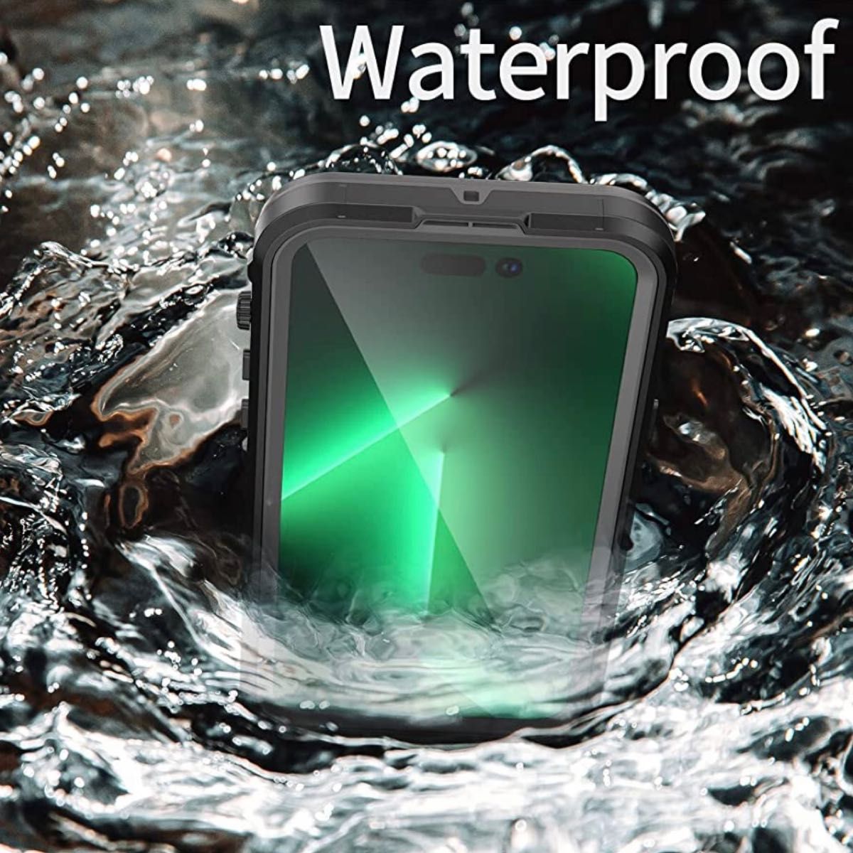 防水ケース iPhone 14pro ケース マグセーフ対応 IP68米軍規格
