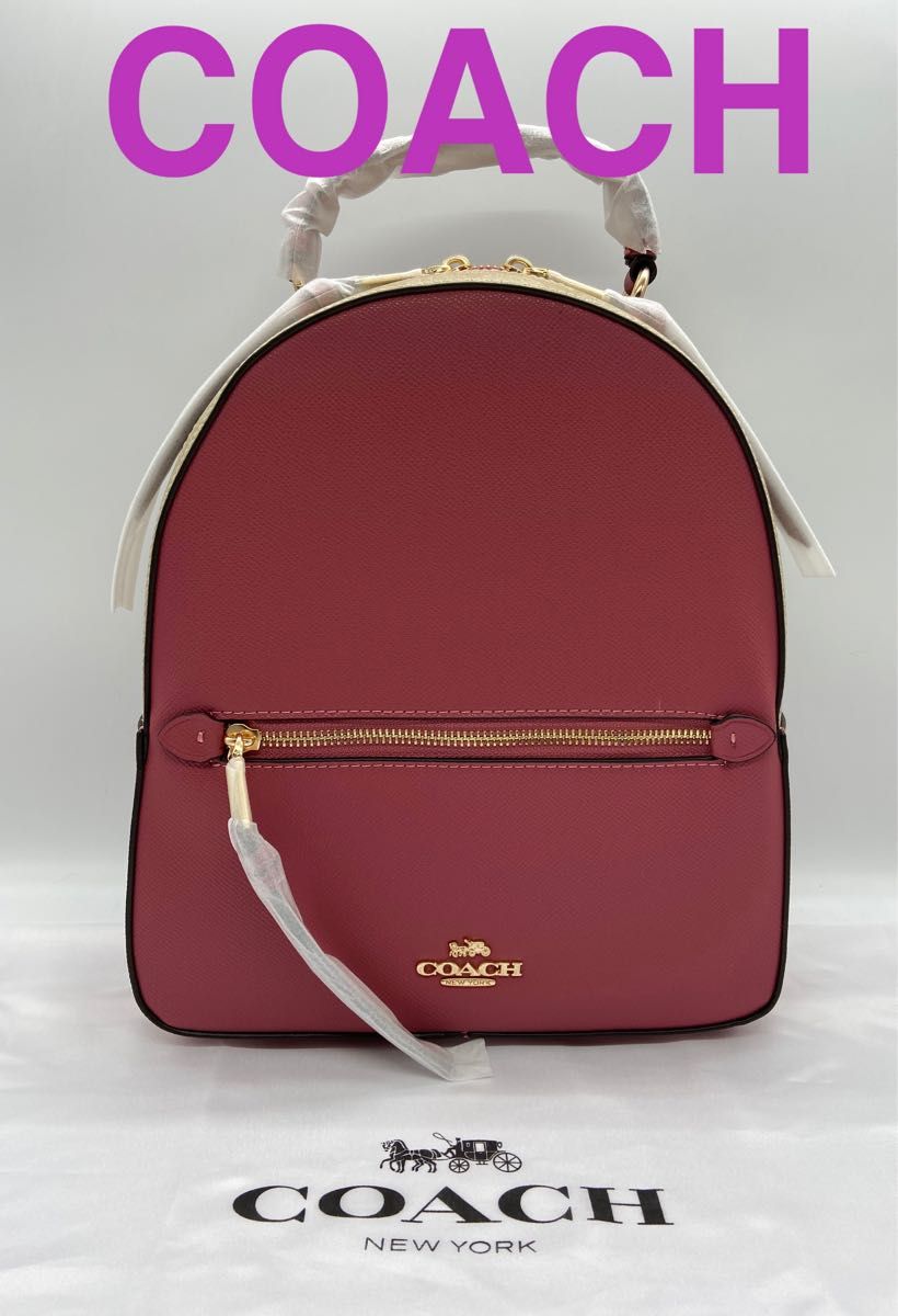 ★新品未使用★COACH リュック バックパック レディース シグネチャー バックパック ピンク F76622
