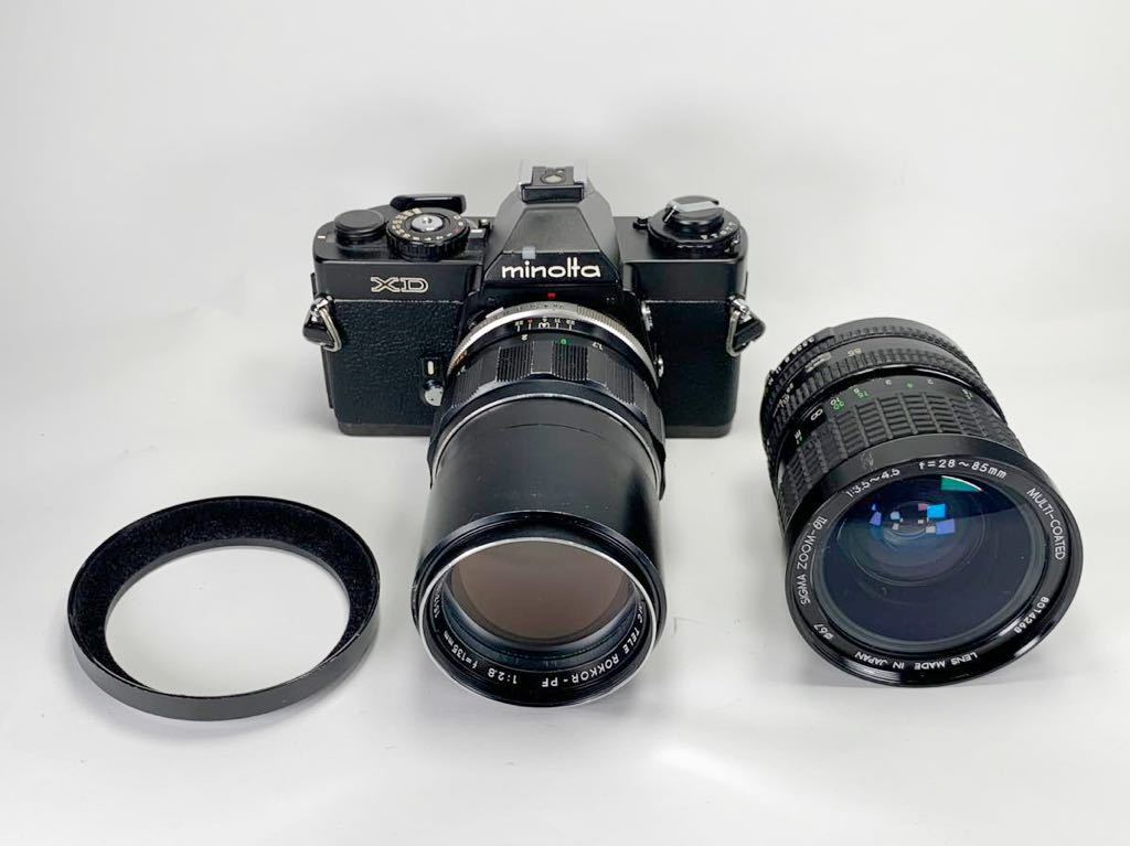 即日発送】 f2.8/SIGMA 135mm ROKKOR-PF TELE XD/MC 【動作品】MINOLTA