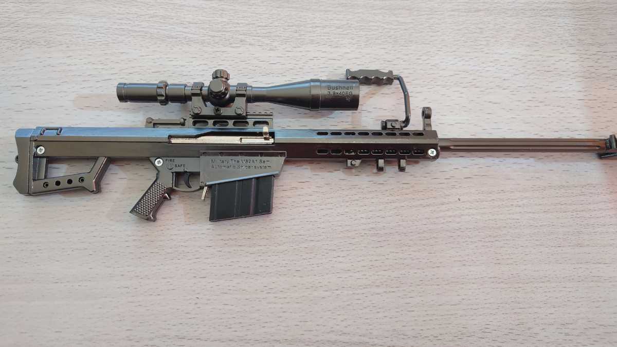 1/3スケール ミニチュアライフル BARRETT M82A1 ミリタリー モデルガン