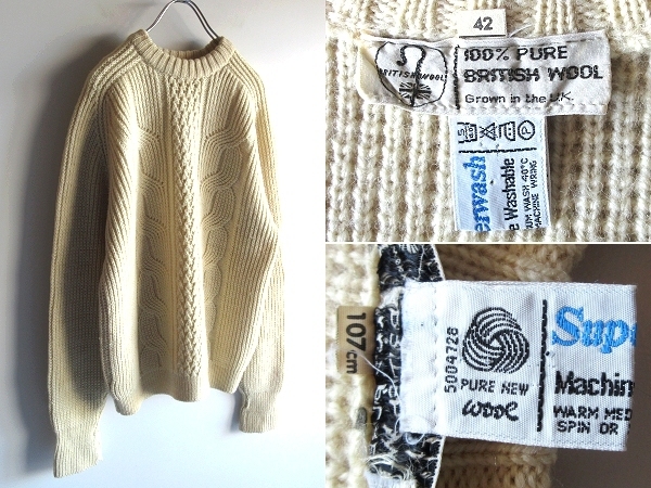 待望☆】 WOOL BRITISH ビンテージ 希少 ブリティッシュウール 英国製