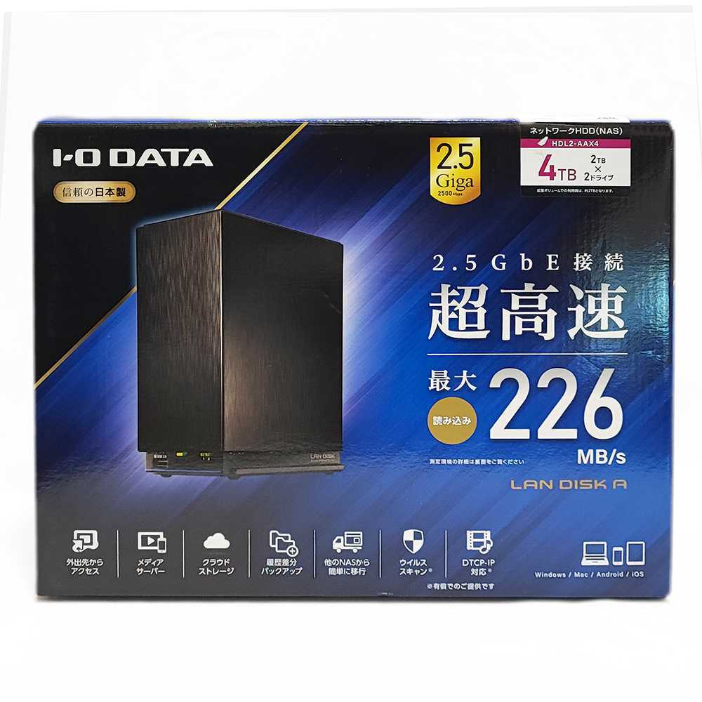 超話題新作 I・O DATA アイ・オー・データ 2019 W HDL4-Z19WATA-32B Storage 32TB IoT NAS for  Workgroup 外付けハードディスクドライブ