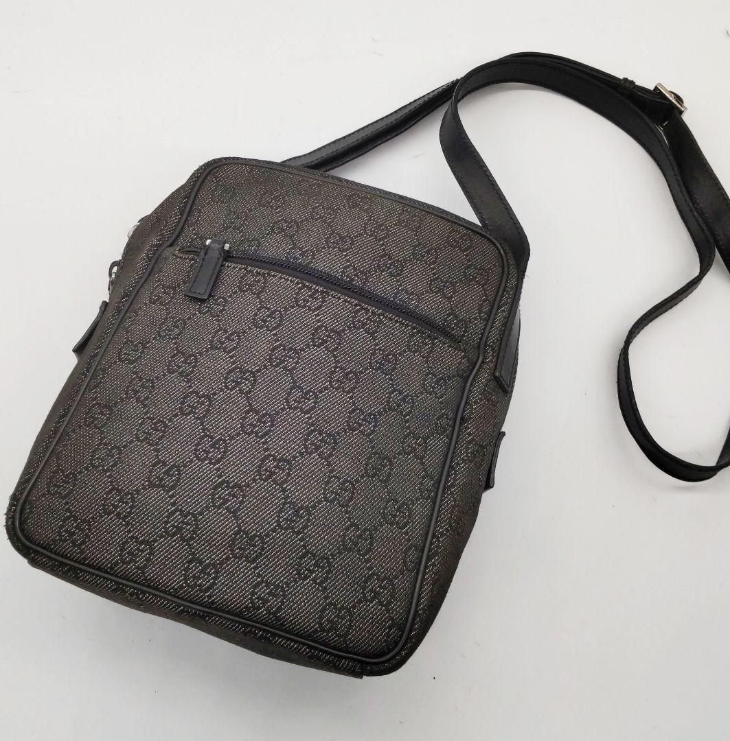 国内外の人気が集結 GUCCI メンズ GGキャンバス ショルダーバッグ