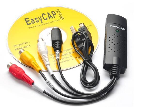 USB2.0 ビデオキャプチャー Video DVR 画像安定装置付メール便可 EasyCAP DC60 USBバスパワーで電源不要 編集ソフトの画像1