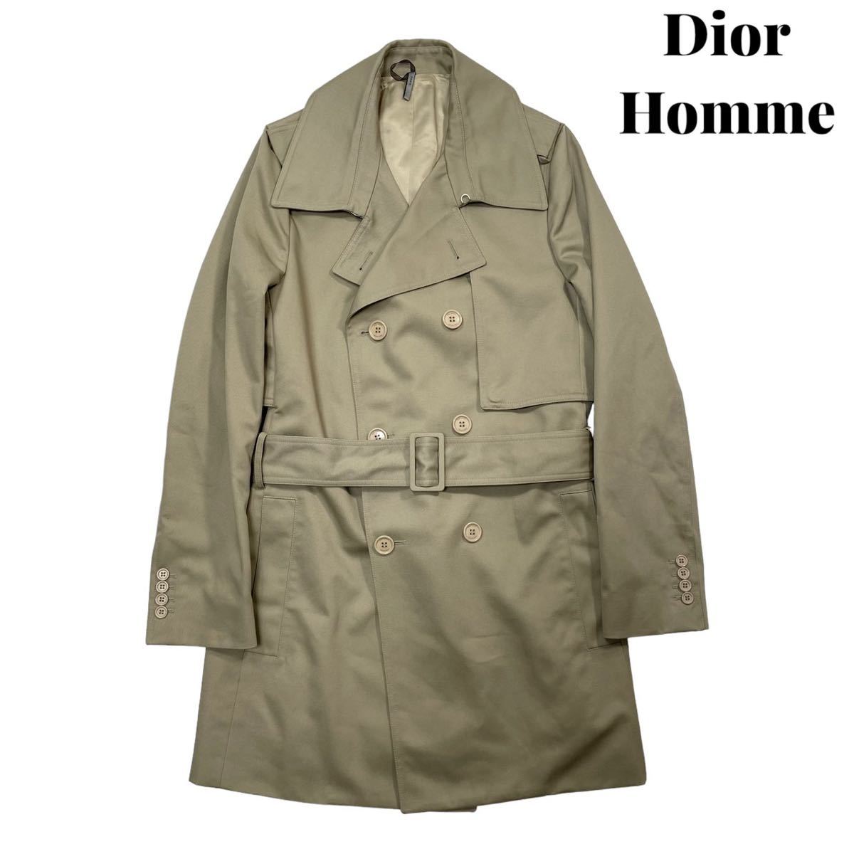 【美品】08SS Dior Homme ディオール オム トレンチコート クリスヴァンアッシュ KRIS VAN ASSCHE アーカイブ 44