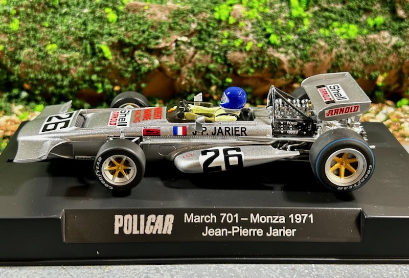 1/32 POLICAR CAR04d March 701 - n.26 - Monza 1971 slot car 