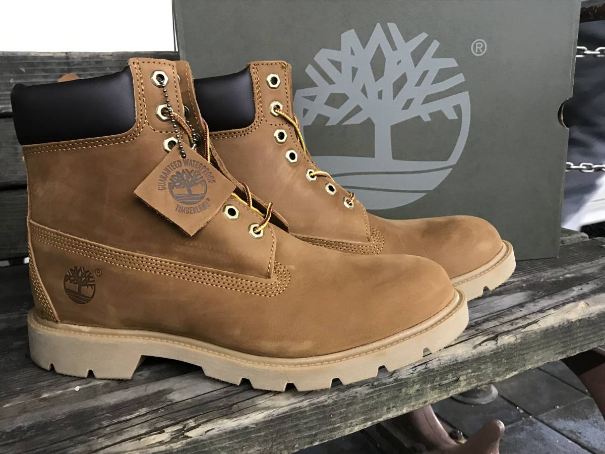 SALE 【us9.5】 本場USA正規品 Timberland ティンバー 6インチ CLASSIC ウォータープルーフ ブーツ 防水 Rust ラスト Nubuck ヌバック