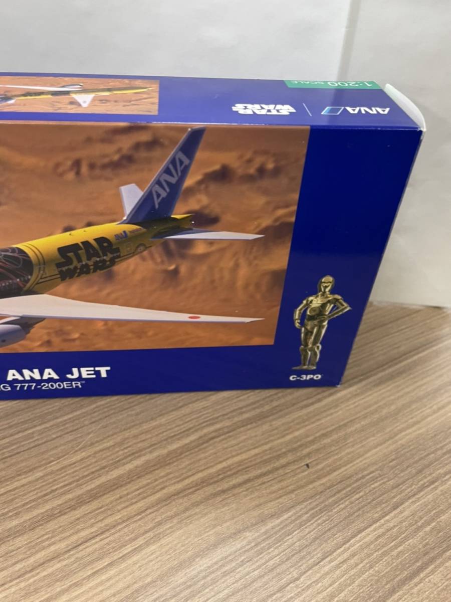 1円 益 コラボSTAR WARS c-3po ANA JETモデル 1/200 スケール 未開封 美品 レア スターウォーズ 置物の画像6